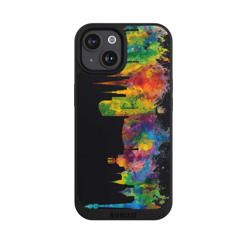 Apple iPhone 15 NIVOpure Dortmund Allemagne Ligne d'horizon Noir