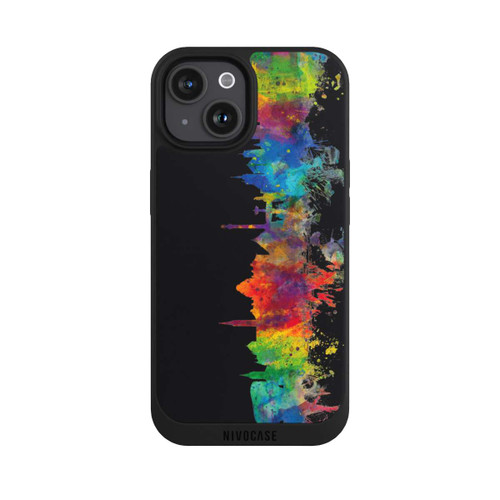 Apple iPhone 15 NIVOpure Stuttgart Allemagne Ligne d'horizon noire