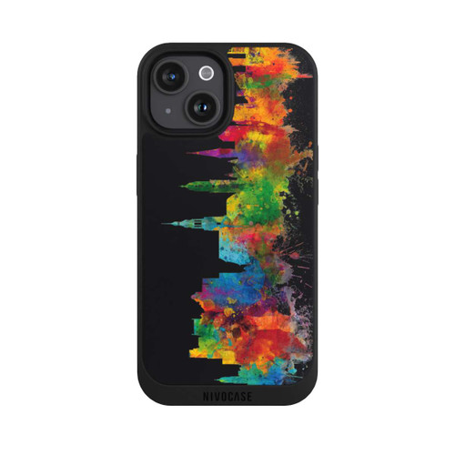 Apple iPhone 15 NIVOpure Heidelberg Allemagne Ligne d'horizon Noir