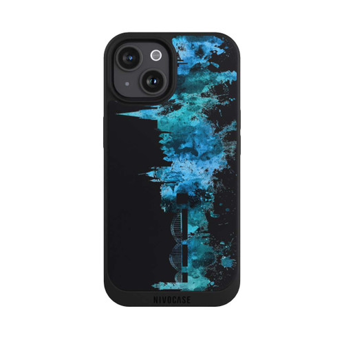 Apple iPhone 15 NIVOpure Bleu horizon de Cologne