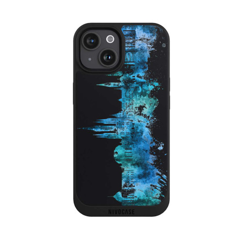 Apple iPhone 15 NIVOpure Wiesbaden Allemagne Ligne d'horizon Noir