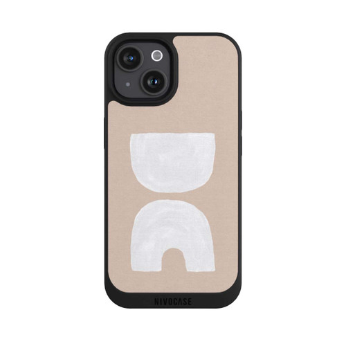 Apple iPhone 15 NIVOpure Mid Century Brown Modern Art