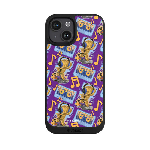 Apple iPhone 15 NIVOpure Groot Comic Headphones Guardians of the Galaxy