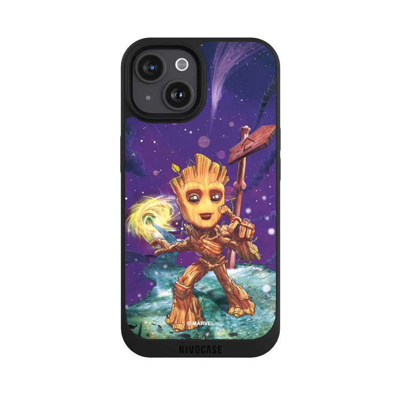 iPhone 15 NIVOpure Baby Groot Galaxy Touch