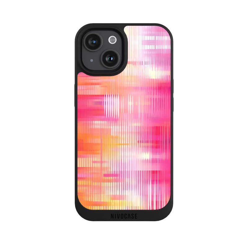iPhone 15 NIVOpure Glitch Pink Orange