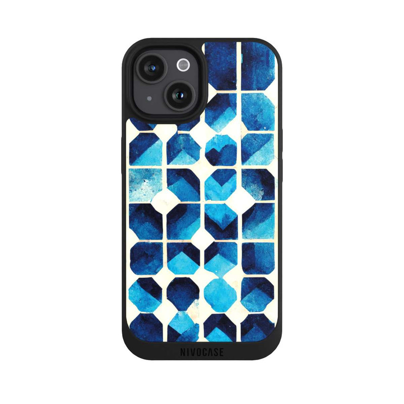 iPhone 15 NIVOpure Blue Pattern