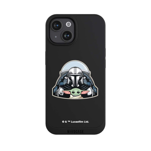 Apple iPhone 15 NIVOpure Mando und Grogu Transparent