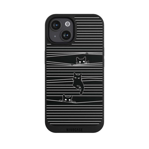 Apple iPhone 15 NIVOpure Cats Peeping