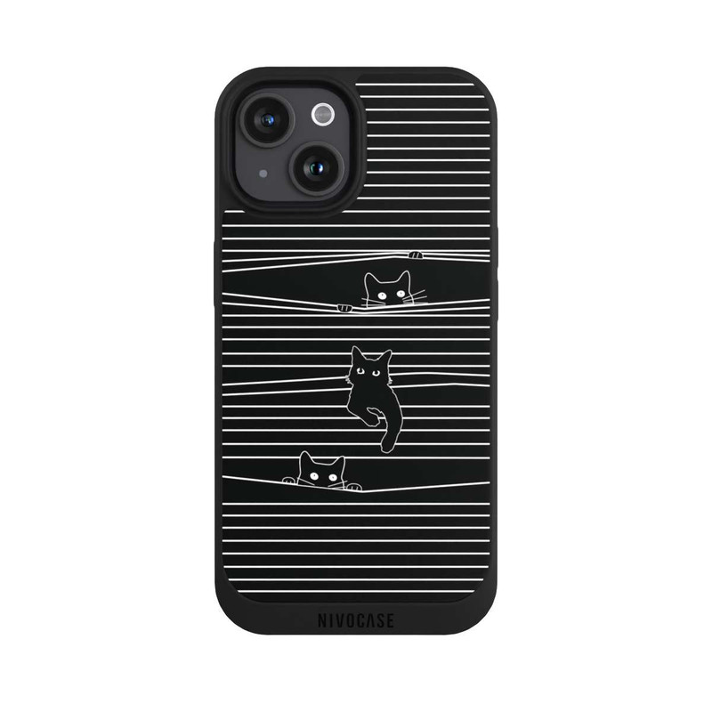 iPhone 15 NIVOpure Cats Peeping