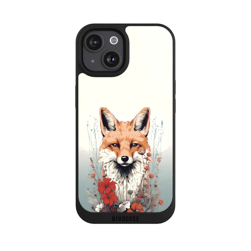 iPhone 15 NIVOpure  Fox with Flowers