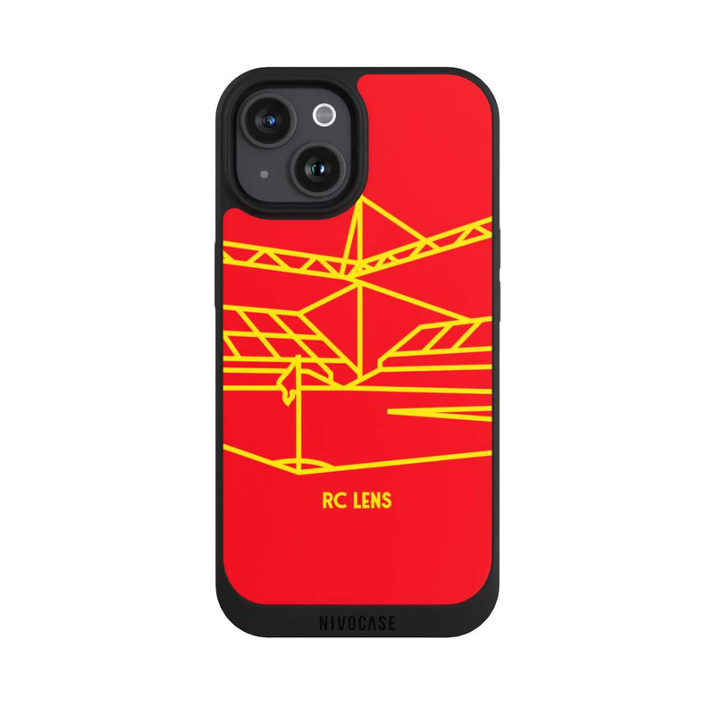 iPhone 15 NIVOpure RC Lens Line Art Stadium Groß