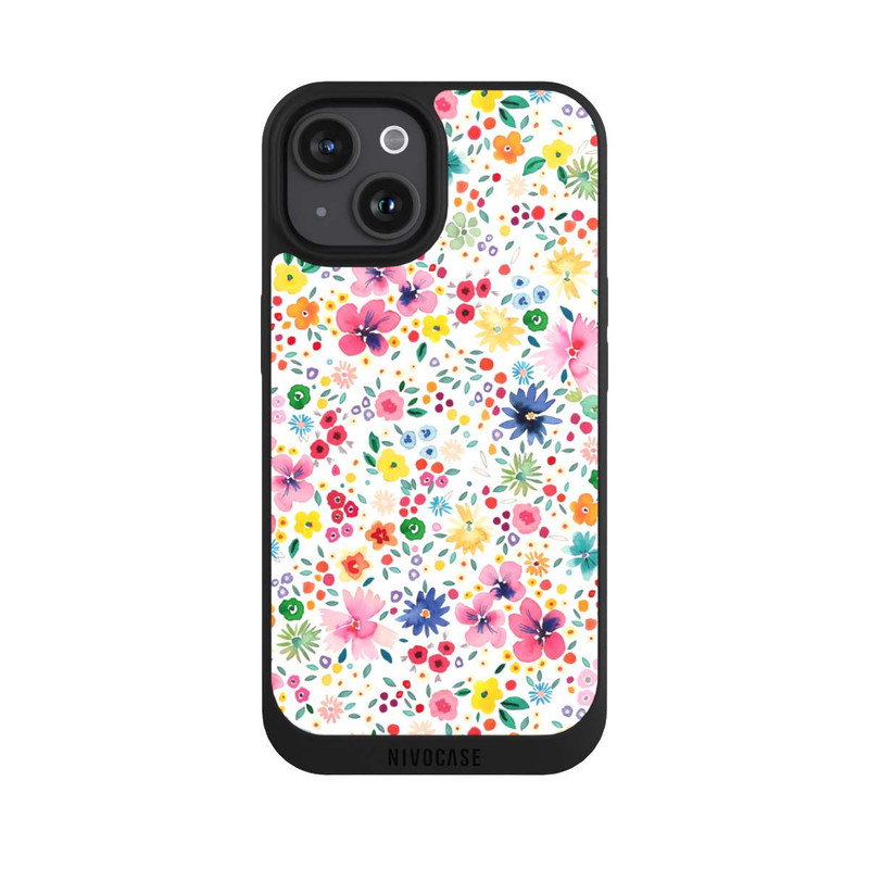 iPhone 15 NIVOpure Millefleurs Pink Spring Garden