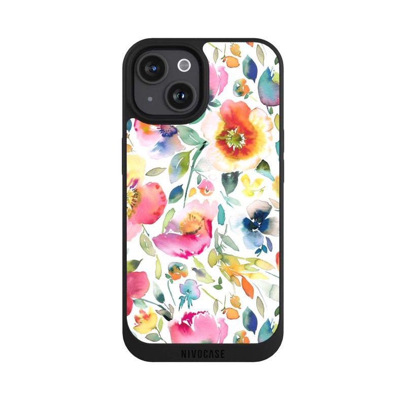 iPhone 15 NIVOpure Psychedelic Poppies Multicolor