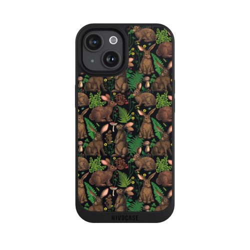 Apple iPhone 15 NIVOpure Rabbits and Woodland Flora