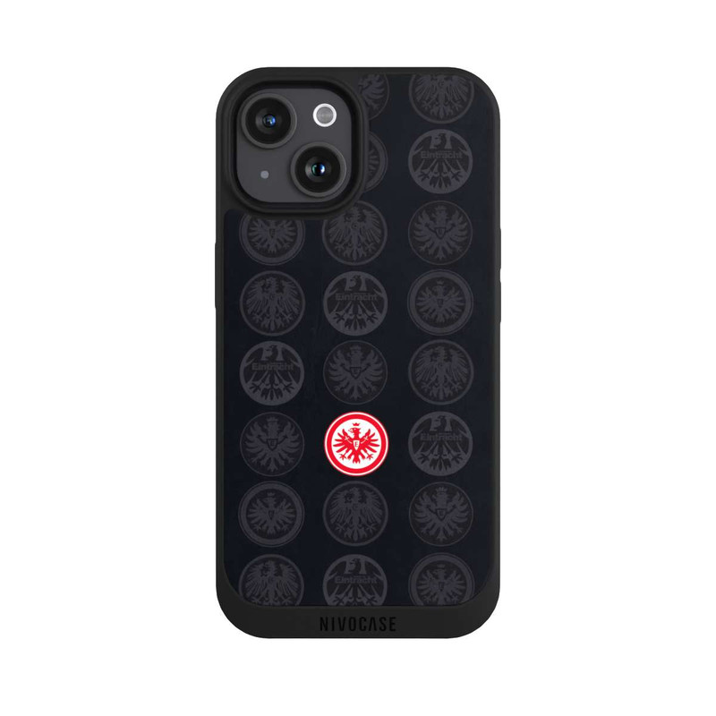iPhone 15 NIVOpure Eintracht Frankfurt Logo Pattern