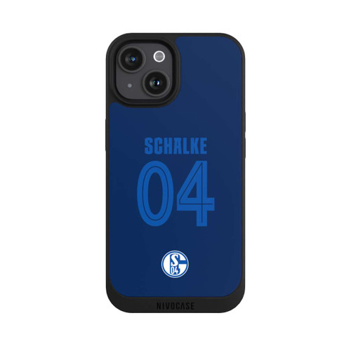 Apple iPhone 15 NIVOpure Schalke 04 Dunkelblau
