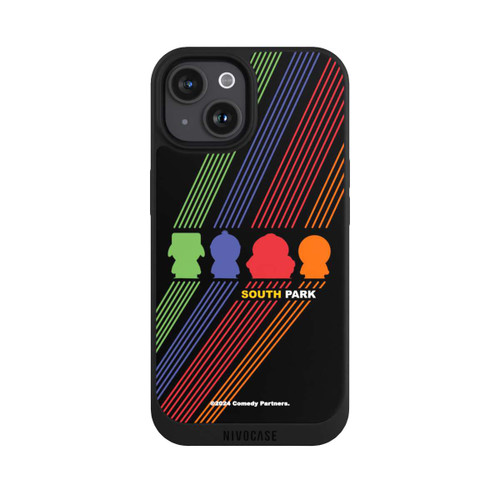 Apple iPhone 15 NIVOpure South Park Boys Colored Stripes