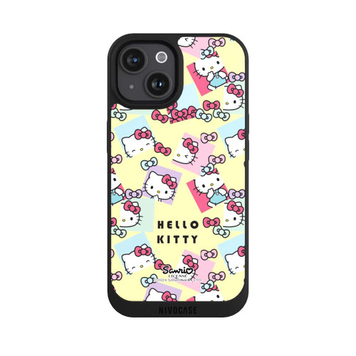 Apple iPhone 15 NIVOpure Hello Kitty Pastellmuster