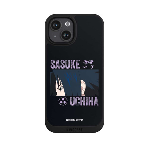 Apple iPhone 15 NIVOpure Sasuke Uchiha Gros plan
