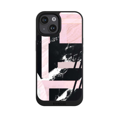 Apple iPhone 15 NIVOpure Pink Marble Collage