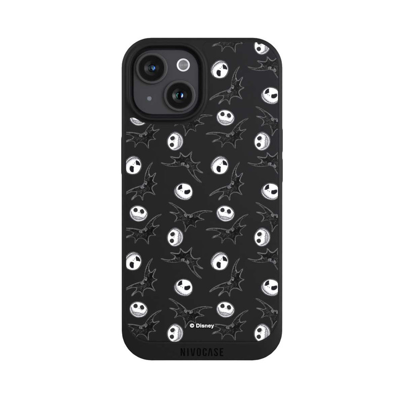iPhone 15 NIVOpure Nightmare Before Christmas Pattern Transparent