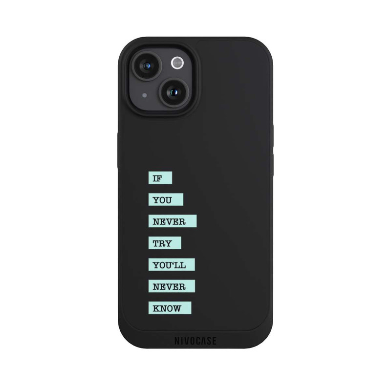 iPhone 15 NIVOpure If You Try Green Transparent