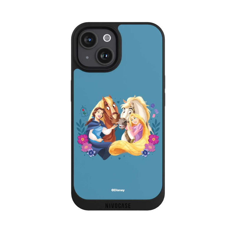 iPhone 15 NIVOpure Disney Princess Belle and Rapunzel with Horses