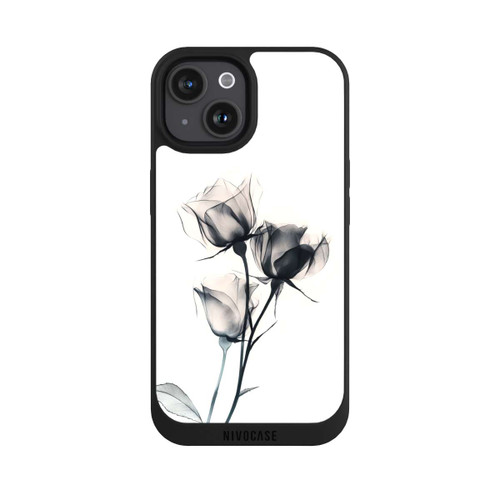 Apple iPhone 15 NIVOpure Schwarze Blume