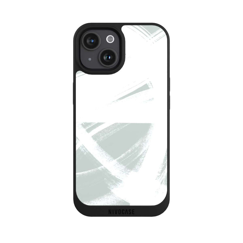 iPhone 15 NIVOpure Abstract Brush Strokes Blush