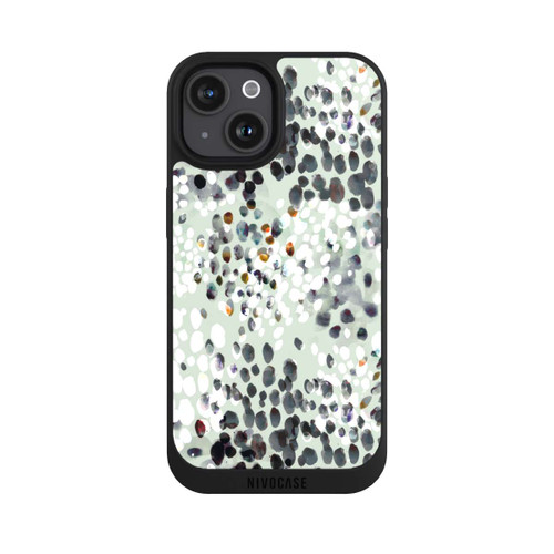 Apple iPhone 15 NIVOpure Modern Splash Pattern on Green