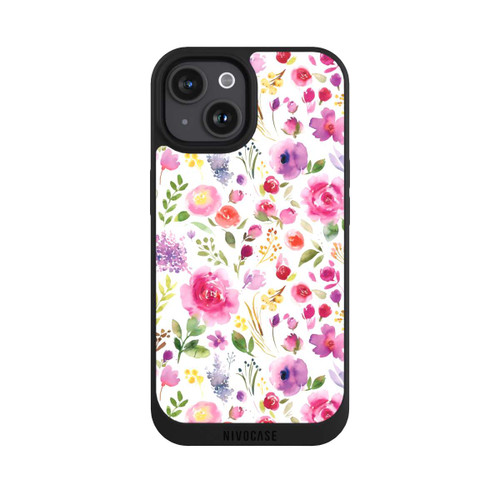 Apple iPhone 15 NIVOpure Roses Flowers Purple