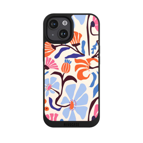 Apple iPhone 15 NIVOpure Flower Market Ibiza Pastel