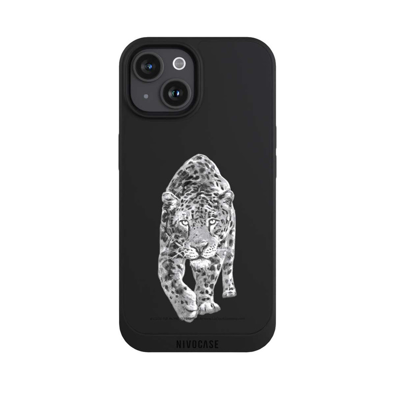 iPhone 15 NIVOpure Leopard transparent