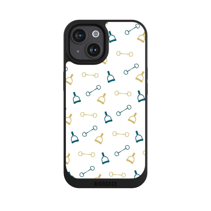iPhone 15 NIVOpure Muster Reitsport