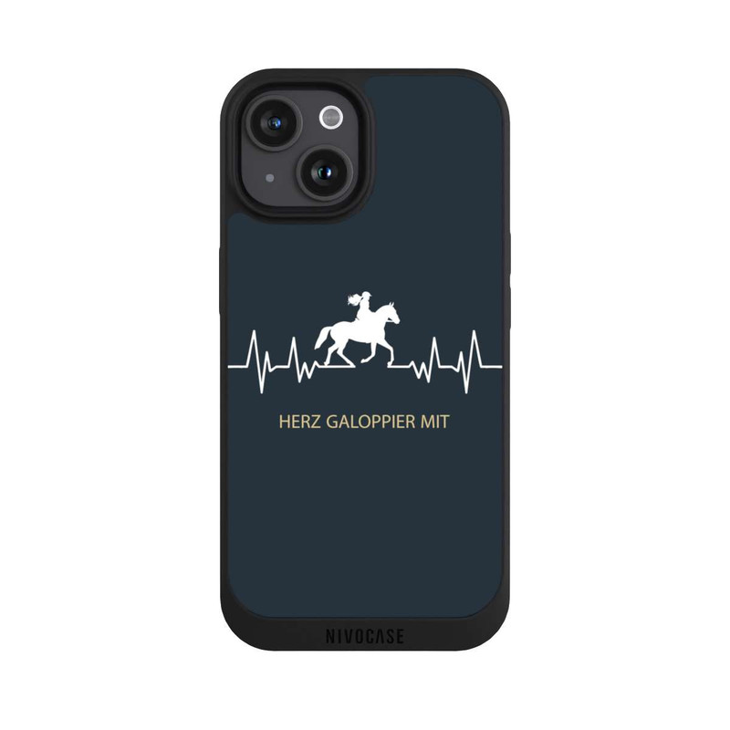 iPhone 15 NIVOpure Herz Galoppier Mit