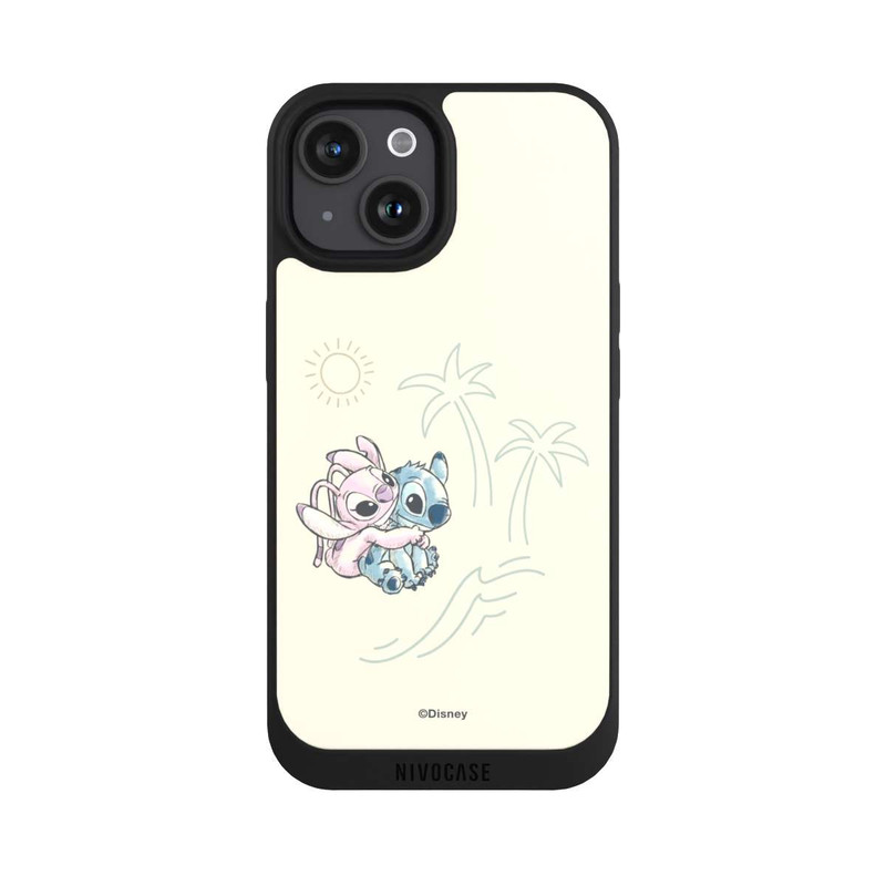 iPhone 15 NIVOpure Stitch And Angel Beach Cuddles