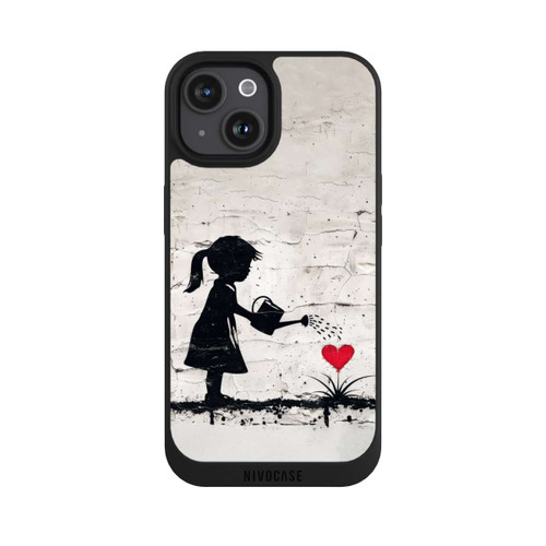 Apple iPhone 15 NIVOpure Girl Watering Bunch of Flowers 