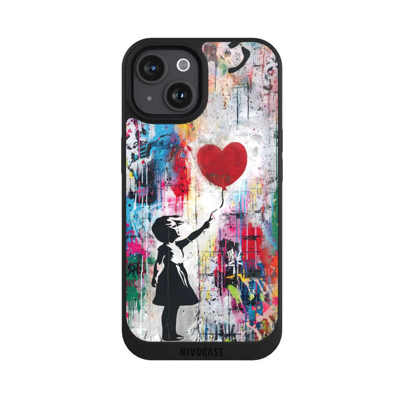 iPhone 15 NIVOpure Balloon Girl Colorful
