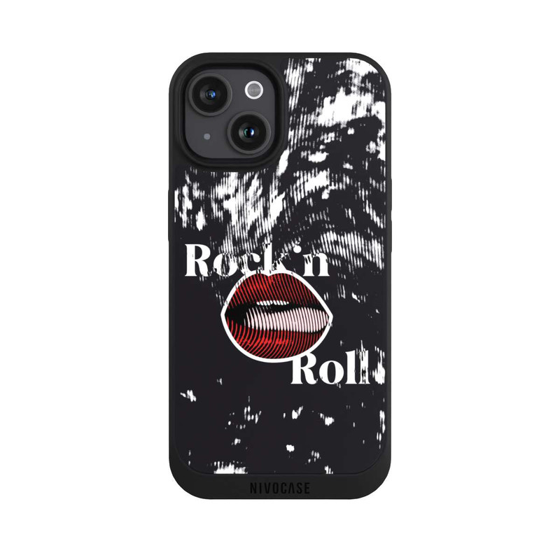 iPhone 15 NIVOpure Rock 'n Roll Grid Art