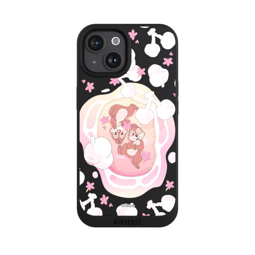 Apple iPhone 15 NIVOpure Chip and Dale Pink Transparent