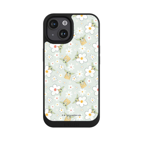 Apple iPhone 15 NIVOpure Baby Yoda Blumen Muster