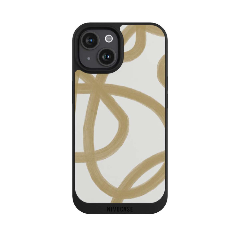iPhone 15 NIVOpure Laced Up Beije