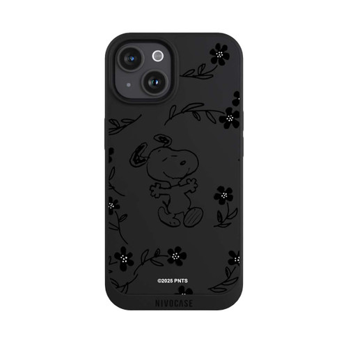 Apple iPhone 15 NIVOpure Snoopy und Flowers Transparent