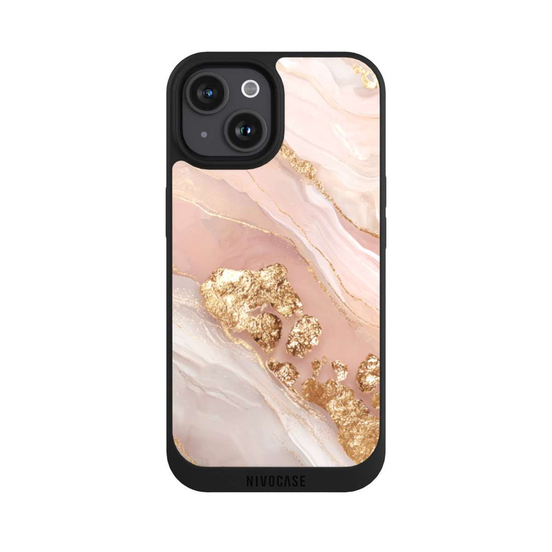 iPhone 15 NIVOpure Elegant Gold Marble