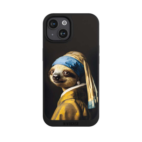 Apple iPhone 15 NIVOpure Sloth with a Pearl Earring