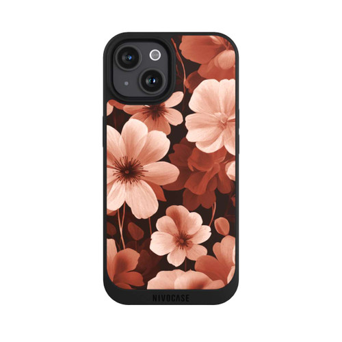 Apple iPhone 15 NIVOpure Rote Negativblumen mit KI