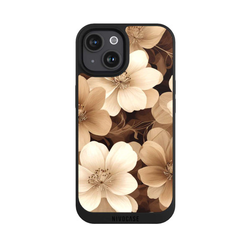 Apple iPhone 15 NIVOpure Naturfarbene Negativblumen mit KI