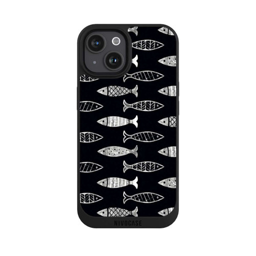 Apple iPhone 15 NIVOpure Black Fishy Theme
