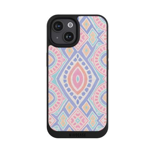 Apple iPhone 15 NIVOpure Boho Geometric Mosaic Intricate Tribal Design