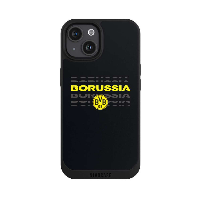 iPhone 15 NIVOpure Borrussia Jaune Noir